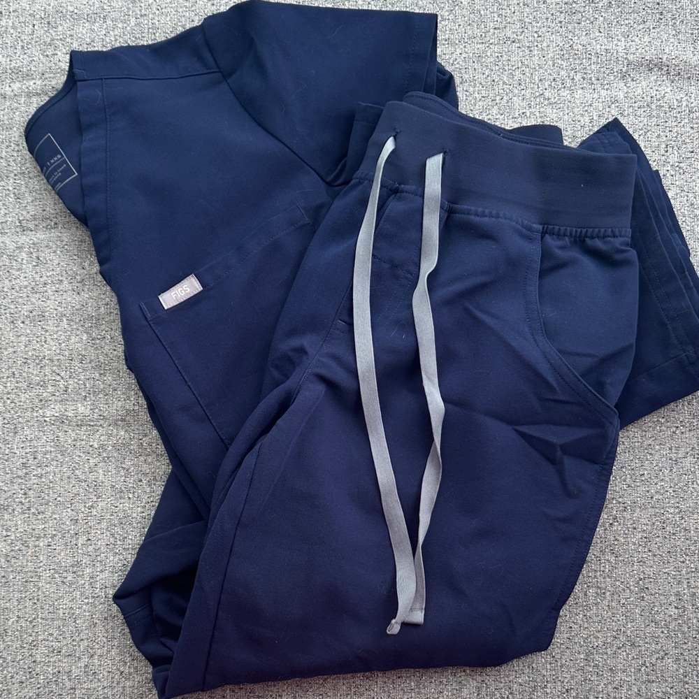 Figs Navy Scrub Set XXS